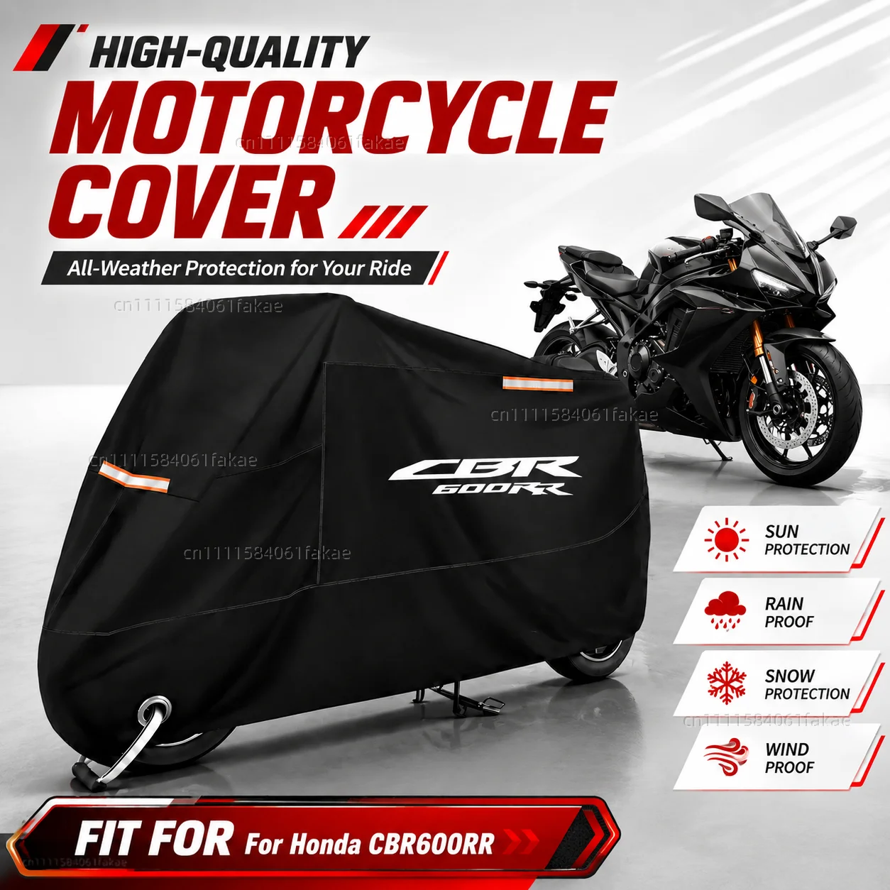 Motorcycle Cover Waterproof Outdoor All Season Dustproof UV Protective Moto Scooter Rain Cover For Honda CBR 600RR CBR600RR 2004
Motorcycle Cover Waterproof Outdoor All Season Dustproof UV Protective Moto Scooter Rain Cover For Honda CBR 600RR CBR600RR 2004