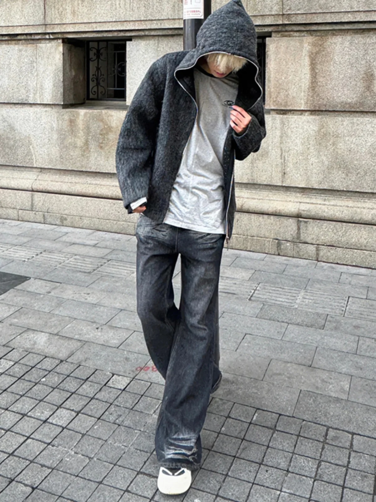 Waed American High Street Jeans Men's Spring Autumn Sle Trendy Brand Haome Flared Straight Leg Slimming Pants
Waed American High Street Jeans Men's Spring Autumn Sle Trendy Brand Haome Flared Straight Leg Slimming Pants