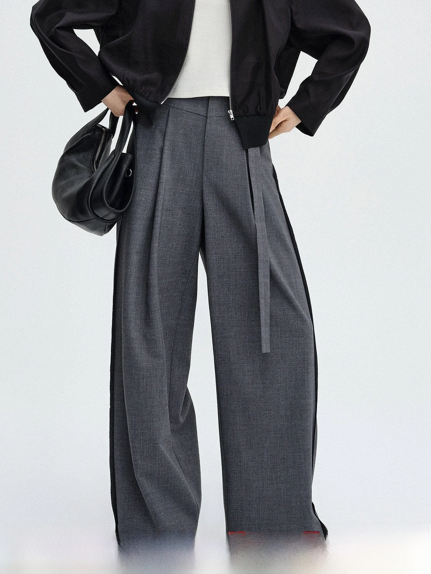Business Casual Wide Leg Pants Women's Loose Suit Pants Commute High Waist Polyester Fiber Summer New Fashion All-Match
Business Casual Wide Leg Pants Women's Loose Suit Pants Commute High Waist Polyester Fiber Summer New Fashion All-Match