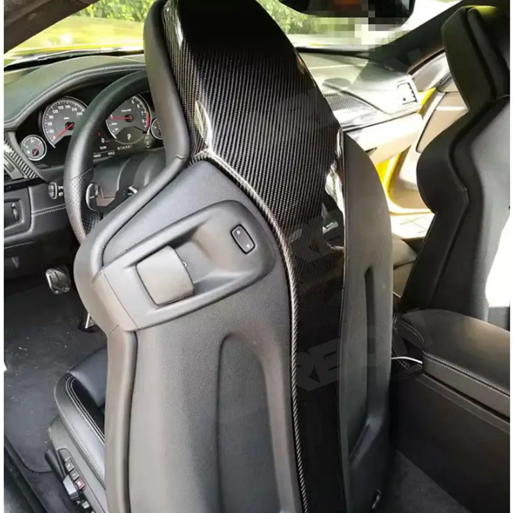 Carbon Fiber Car Inner Seat Back Covers Trims Body Kits for BMW F80 M3 F82 F83 M4 F87 M2 M2C Sedan Coupe Convertible 2014-2019
Carbon Fiber Car Inner Seat Back Covers Trims Body Kits for BMW F80 M3 F82 F83 M4 F87 M2 M2C Sedan Coupe Convertible 2014-2019