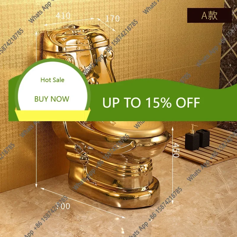 N46 X European Court Golden Toilet Retro Hotel Relief Toilet Creative Toilet Bathroom Silent Large Diameter
N46 X European Court Golden Toilet Retro Hotel Relief Toilet Creative Toilet Bathroom Silent Large Diameter