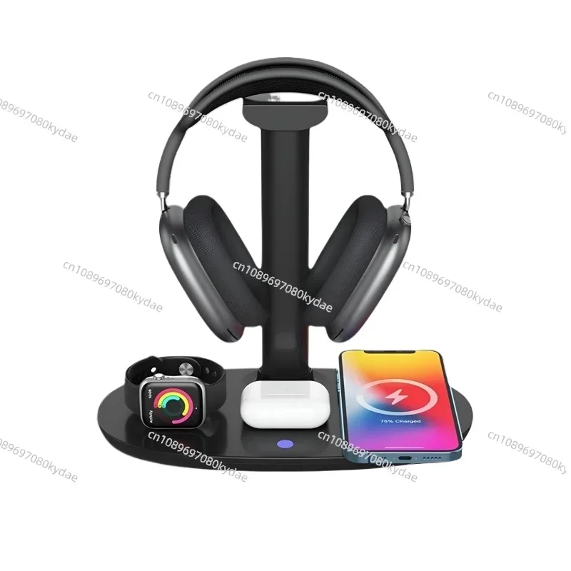4-in-1 Wireless Charging Station Triple Fast Charger for Headphones with Multi-Functional Stand Base
4-in-1 Wireless Charging Station Triple Fast Charger for Headphones with Multi-Functional Stand Base