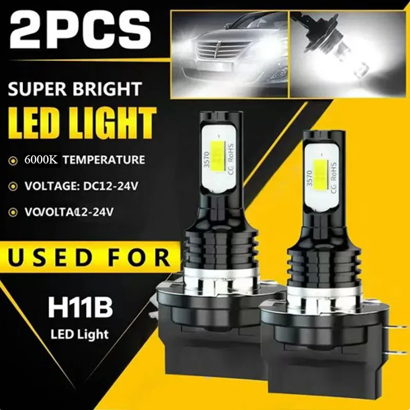 Upgrade Your Car Lighting with H8B H9B H11B LED Headlight Bulbs Conversion Kit, 12V DRL 3000K 6000K Blue - Universal Car Use
Upgrade Your Car Lighting with H8B H9B H11B LED Headlight Bulbs Conversion Kit, 12V DRL 3000K 6000K Blue - Universal Car Use