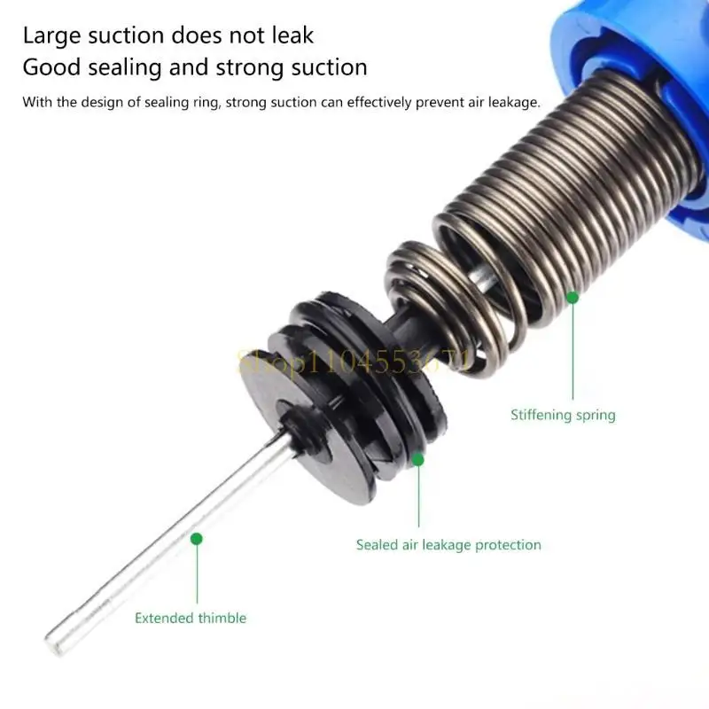 Бестселлер, инструмент для отпайки, всасывающий насос, присоска для припоя, устройство для удаления оловянной ручки, синий для 
Бестселлер, инструмент для отпайки, всасывающий насос, присоска для припоя, устройство для удаления оловянной ручки, синий для