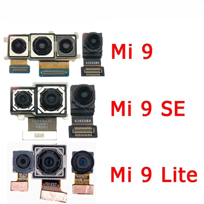 Передняя и задняя камеры для Xiaomi Mi 9 Mi9 SE Lite 9SE, модуль основной камеры, гибкий кабель, запасные части для замены
Передняя и задняя камеры для Xiaomi Mi 9 Mi9 SE Lite 9SE, модуль основной камеры, гибкий кабель, запасные части для замены