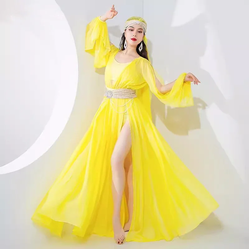 Folk Performance Muwashahat Costumes Girls Fairy Outfit Women Folklore Long Gown Court Dance Dress Pearl Belts Satin Skirt Set
Folk Performance Muwashahat Costumes Girls Fairy Outfit Women Folklore Long Gown Court Dance Dress Pearl Belts Satin Skirt Set