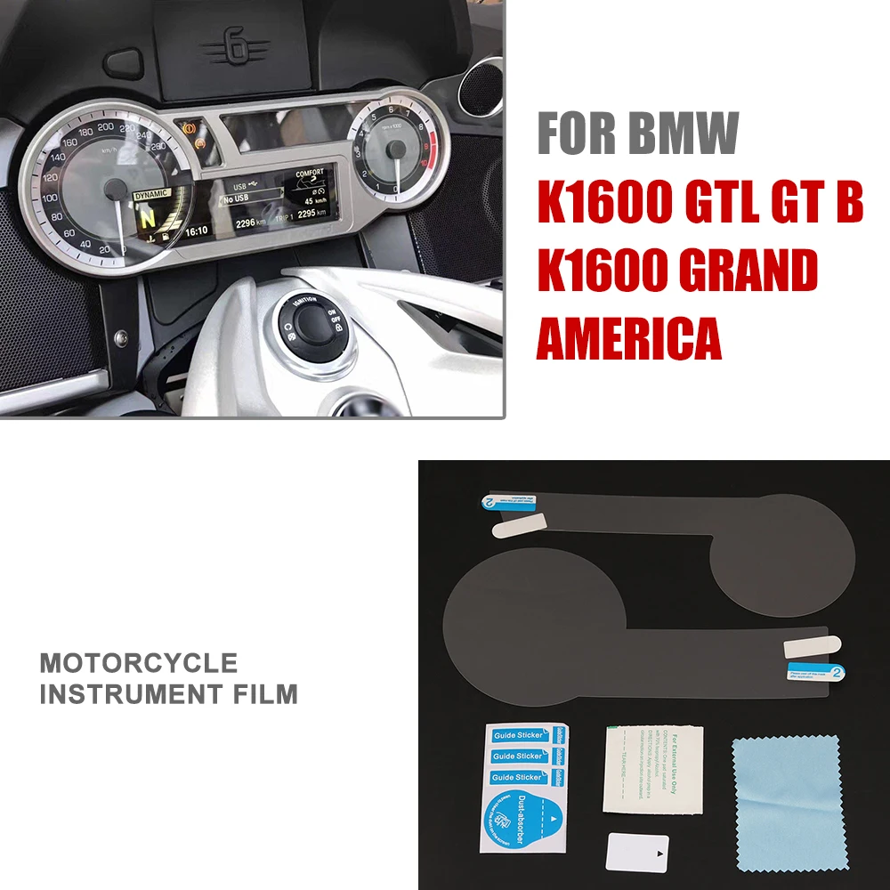 Motorcycle Instrument Cluster Scratch Protection Film Screen Protector Dashboard For BMW K1600GTL K1600 K 1600 GTL GT B 1600GTL
Motorcycle Instrument Cluster Scratch Protection Film Screen Protector Dashboard For BMW K1600GTL K1600 K 1600 GTL GT B 1600GTL
