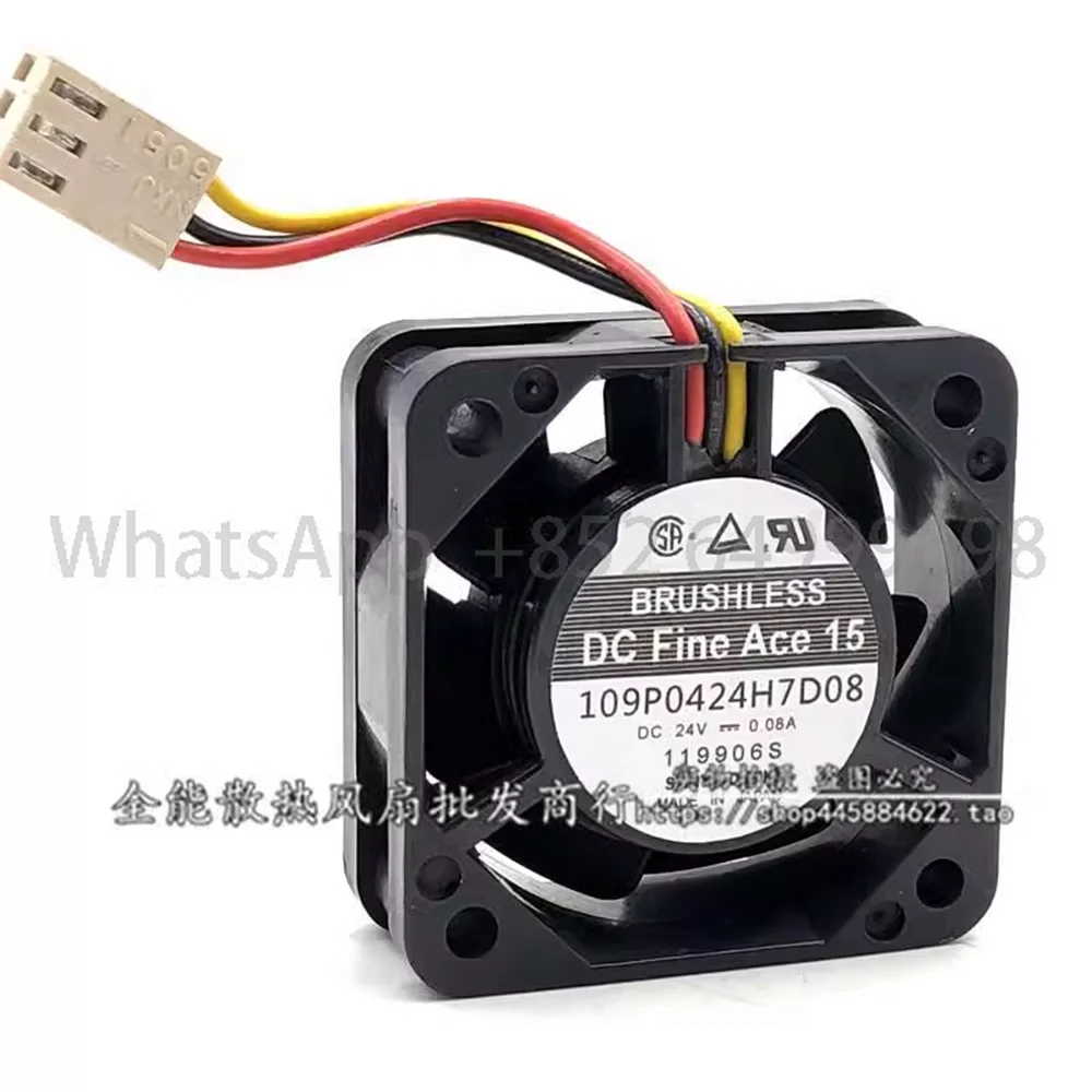 Охлаждающий вентилятор для сервера SANYO DENKI 109P0424H7D08 DC 24 В 0,08 А 40x40x15 мм
Охлаждающий вентилятор для сервера SANYO DENKI 109P0424H7D08 DC 24 В 0,08 А 40x40x15 мм