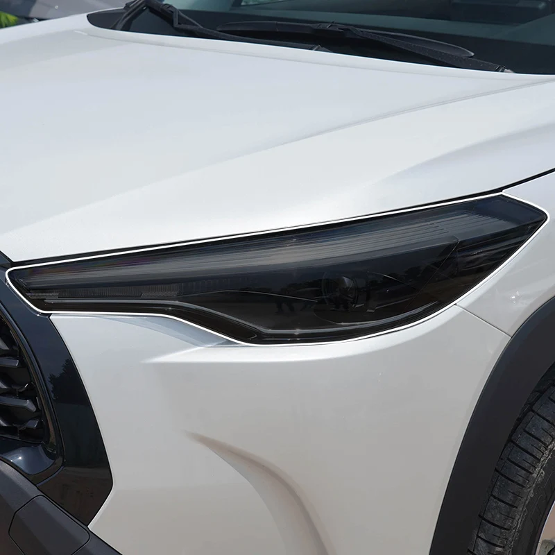 Для TOYOTA Corolla Cross 2021 2024, защитная пленка для фар автомобиля, передняя лампа, дымчатый черный, наклейка на автомобиль из ТПУ
Для TOYOTA Corolla Cross 2021 2024, защитная пленка для фар автомобиля, передняя лампа, дымчатый черный, наклейка на автомобиль из ТПУ