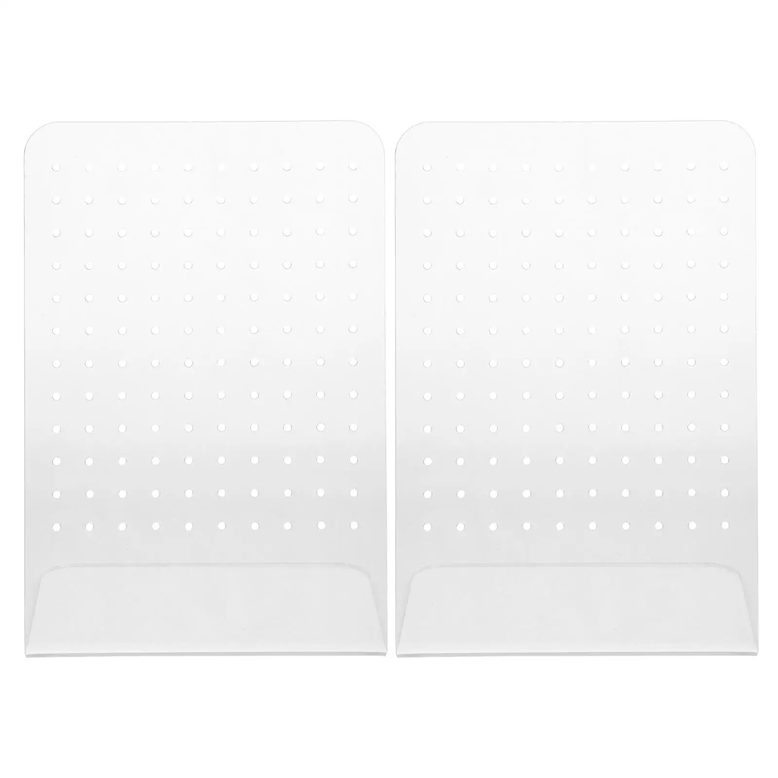 2 pcs Jewelry Storage Rack 120 Holes Acrylic Earrings Display Stand Clear Retail Organizer Hoop Necklace Bracelet Holder
2 pcs Jewelry Storage Rack 120 Holes Acrylic Earrings Display Stand Clear Retail Organizer Hoop Necklace Bracelet Holder
