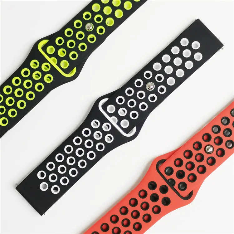 For Samsung Watch sports two-color silicone watch bands links with raw ear 20/22mm silicone smart watch bracelet
For Samsung Watch sports two-color silicone watch bands links with raw ear 20/22mm silicone smart watch bracelet