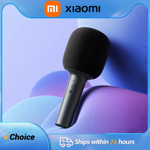 Xiaomi Mijia K-Song Microphone wireless bluetooth 5.1 DSP Noise Cancellation Stereo Sound Effect Double Duet with 9 Kinds Sound