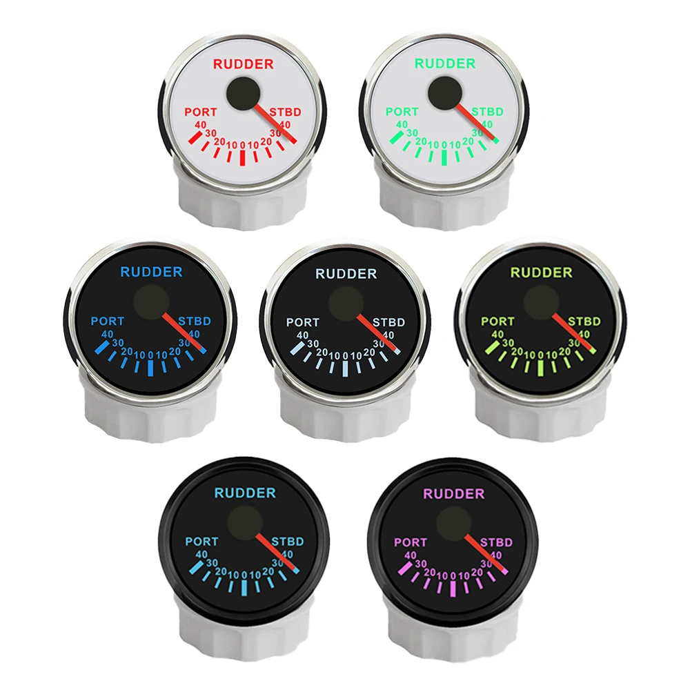 ELING 52 мм индикатор угла руля 0-190 Ом с 7 цветами подсветки для кораблей, лодок, яхт, 9-32 В
ELING 52 мм индикатор угла руля 0-190 Ом с 7 цветами подсветки для кораблей, лодок, яхт, 9-32 В