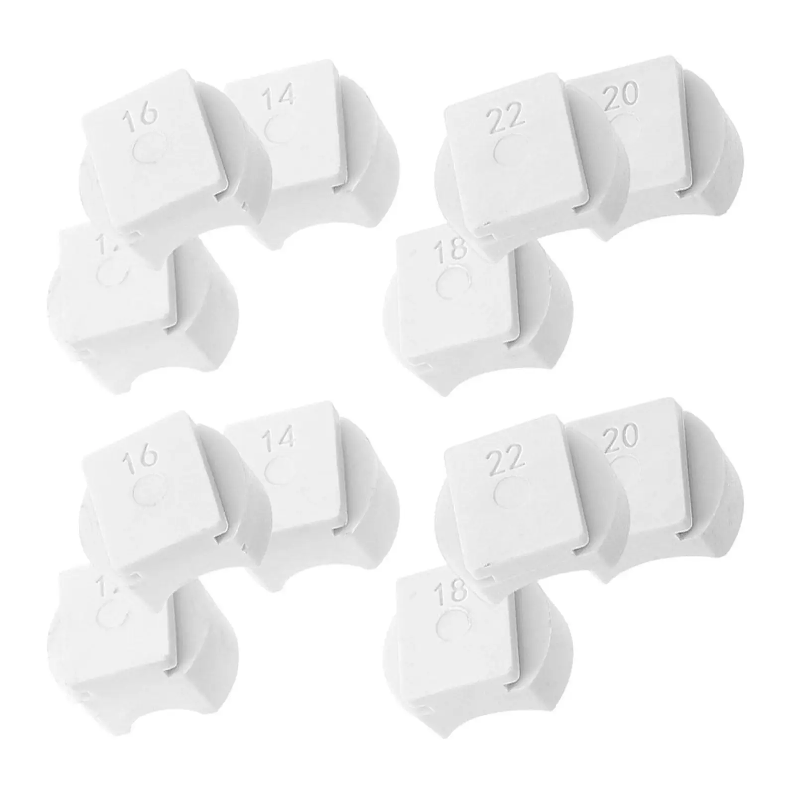 18Pcs Ring Bending Tool Accessories Small Ring Forming Dies DIY Jewelry Pressing Machine Parts Jewelry Craft Equipment
18Pcs Ring Bending Tool Accessories Small Ring Forming Dies DIY Jewelry Pressing Machine Parts Jewelry Craft Equipment
