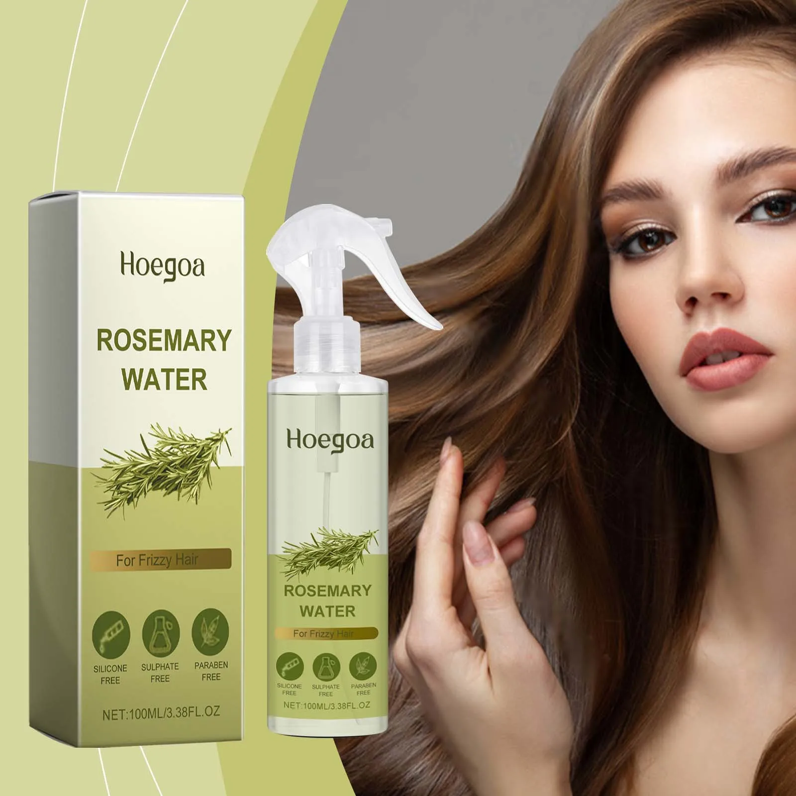 Hoegoa Rosemary Water Hair Spray Anti Frizz Strengthen Hair Roots Nourish Scalp Repair Dry Damaged Hair Growth Mist 100ml
Hoegoa Rosemary Water Hair Spray Anti Frizz Strengthen Hair Roots Nourish Scalp Repair Dry Damaged Hair Growth Mist 100ml
