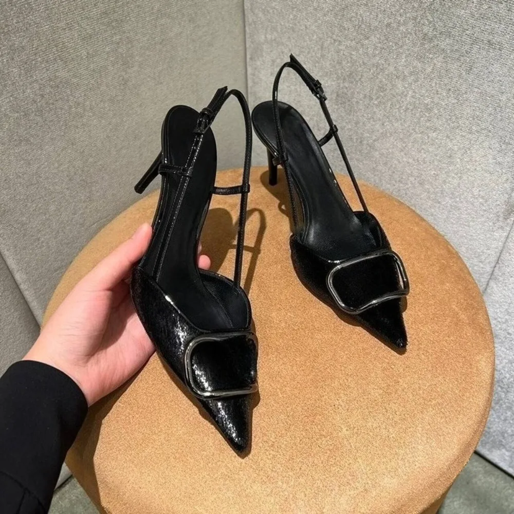 2026 Spring Summer New Women's Suede Stiletto Heel Pumps Closed Toe Sandals Ankle Strap Design All-Matching Coquette Aesthetic Balletcore Textural Contrast Romantic Whimsy Non-Slip Sole for Women Girls Wedding Party Prom Night Outfit
2026 Spring Summer New Women's Suede Stiletto Heel Pumps Closed Toe Sandals Ankle Strap Design All-Matching Coquette Aesthetic Balletcore Textural Contrast Romantic Whimsy Non-Slip Sole for Women Girls Wedding Party Prom Night Outfit