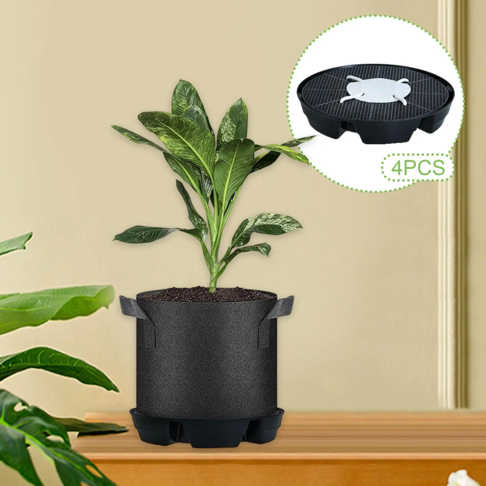 4 Pieces Self Watering Heavy Sturdy for Pots Base Plant Saucer Water Drip Tray Saucer Drip for Greenhouse Grow Tents Grow Bags
4 Pieces Self Watering Heavy Sturdy for Pots Base Plant Saucer Water Drip Tray Saucer Drip for Greenhouse Grow Tents Grow Bags