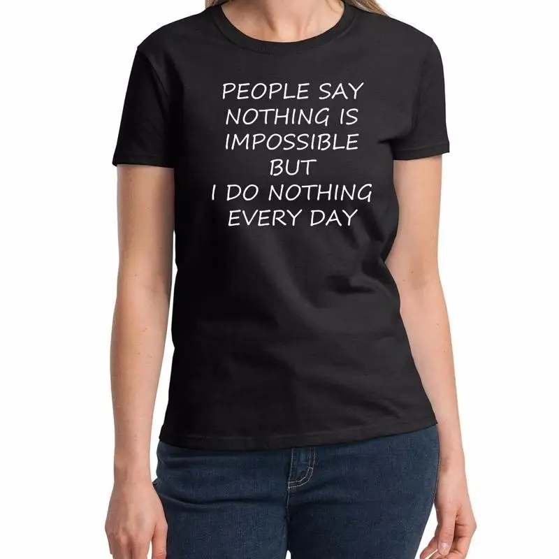 Женская футболка «Ничто не вызывайтесь» с забавной надписью «Гумор»
Женская футболка «Ничто не вызывайтесь» с забавной надписью «Гумор»