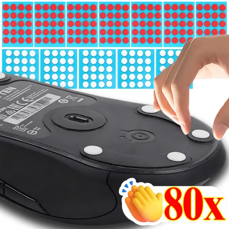 20-80Pcs Gaming Mouse Skates Universal Feet Sticker PTFE 6/7mm Smooth Glide Thickness Small Dots Pads Replacement Mouse Upgrade
20-80Pcs Gaming Mouse Skates Universal Feet Sticker PTFE 6/7mm Smooth Glide Thickness Small Dots Pads Replacement Mouse Upgrade