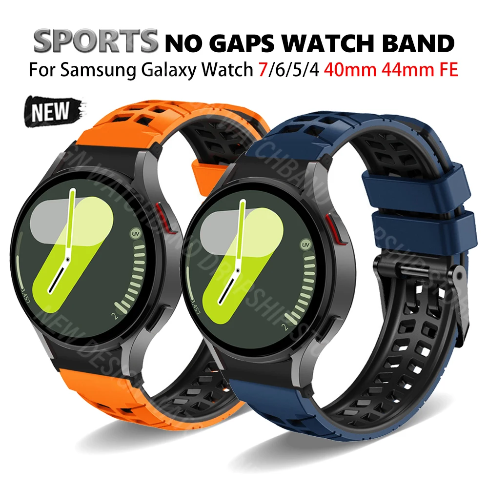 Silicone Sports Bracelet for Samsung Galaxy FE 7 6 5 4 44mm 40mm No Gaps Quick Fit Band for 5 Pro 45mm 6 Classic 43mm 47mm Strap
Silicone Sports Bracelet for Samsung Galaxy FE 7 6 5 4 44mm 40mm No Gaps Quick Fit Band for 5 Pro 45mm 6 Classic 43mm 47mm Strap