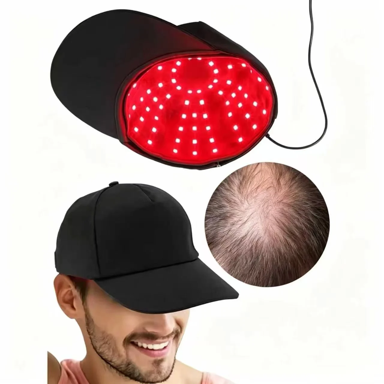 Restore Hair Thickness Laser Cap 212 Diodes LLLT Therapy Anti Hair Loss Treatment Device Promote Hair Regrowth for Thinning Hair
Restore Hair Thickness Laser Cap 212 Diodes LLLT Therapy Anti Hair Loss Treatment Device Promote Hair Regrowth for Thinning Hair