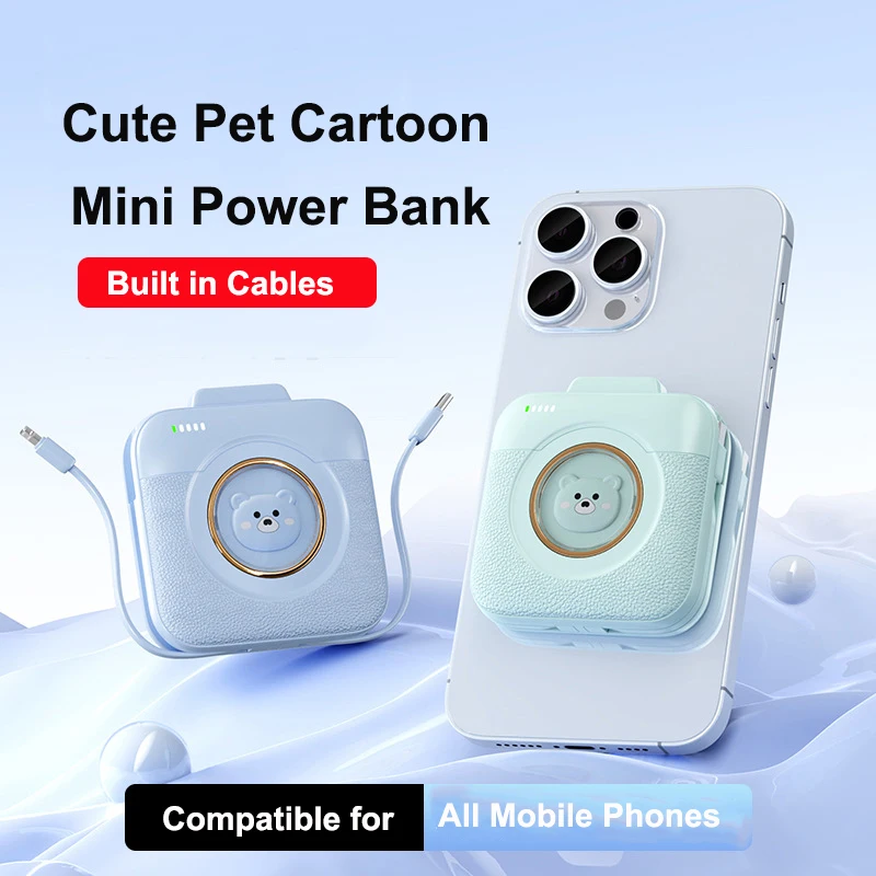 Mini Power Bank 20000mAh Built in Cable Portable Charger Powerbank 20000 for iPhone Samsung Huawei Xiaomi External Spare Battery
Mini Power Bank 20000mAh Built in Cable Portable Charger Powerbank 20000 for iPhone Samsung Huawei Xiaomi External Spare Battery