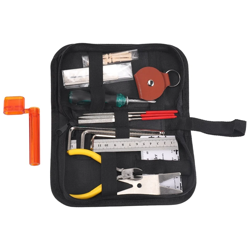 LALA 26 Pcs Guitar Repairing Maintenance Tool Kit, Guitar Care Cleaning Tool Kit For Guitar Ukulele Bass Mandolin Banjo
LALA 26 Pcs Guitar Repairing Maintenance Tool Kit, Guitar Care Cleaning Tool Kit For Guitar Ukulele Bass Mandolin Banjo