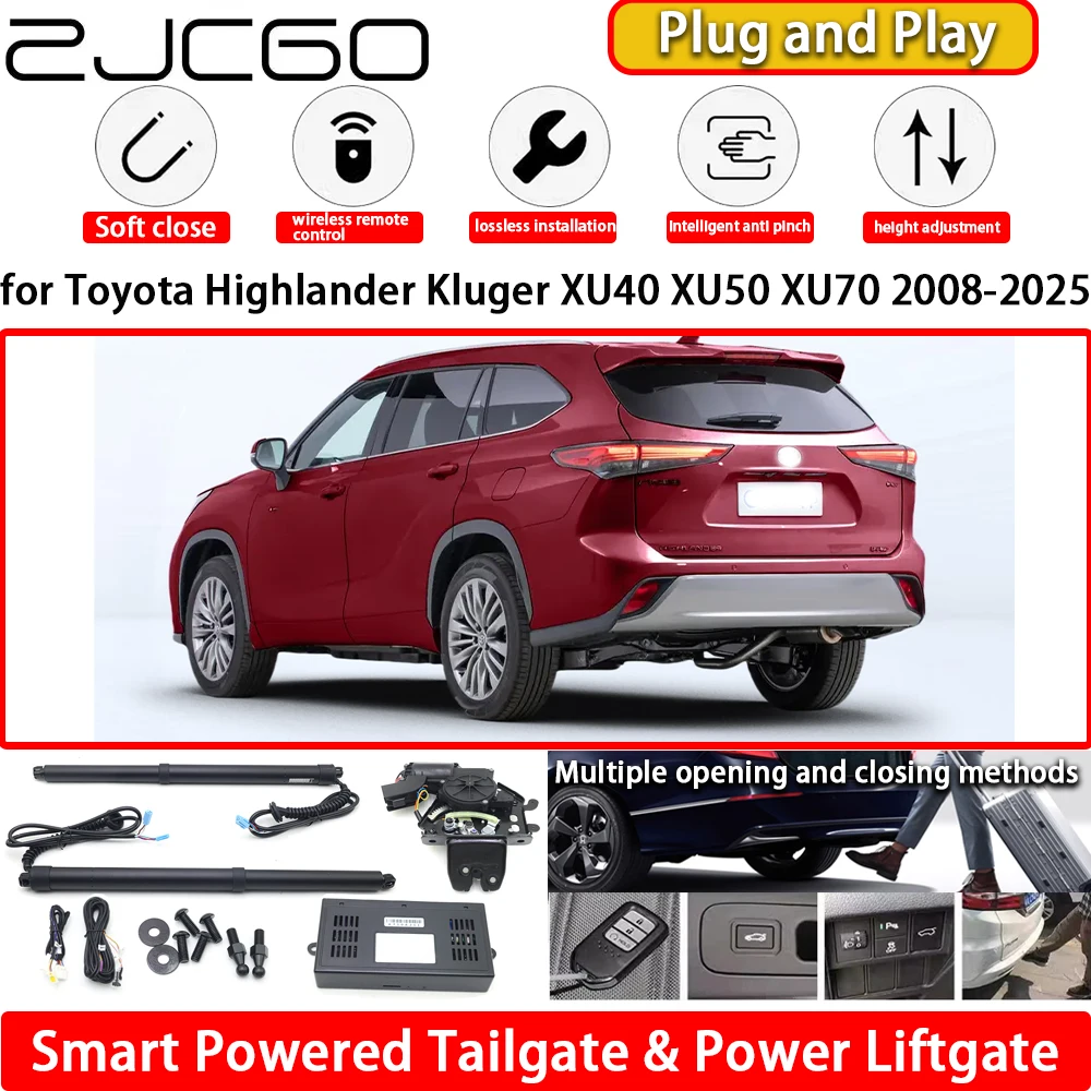 for Toyota Highlander Kluger XU40 XU50 XU70 2008-2025 OEM Automatic Electric Powered Tailgate Power Liftgate Tail Gate Lift Kit
for Toyota Highlander Kluger XU40 XU50 XU70 2008-2025 OEM Automatic Electric Powered Tailgate Power Liftgate Tail Gate Lift Kit