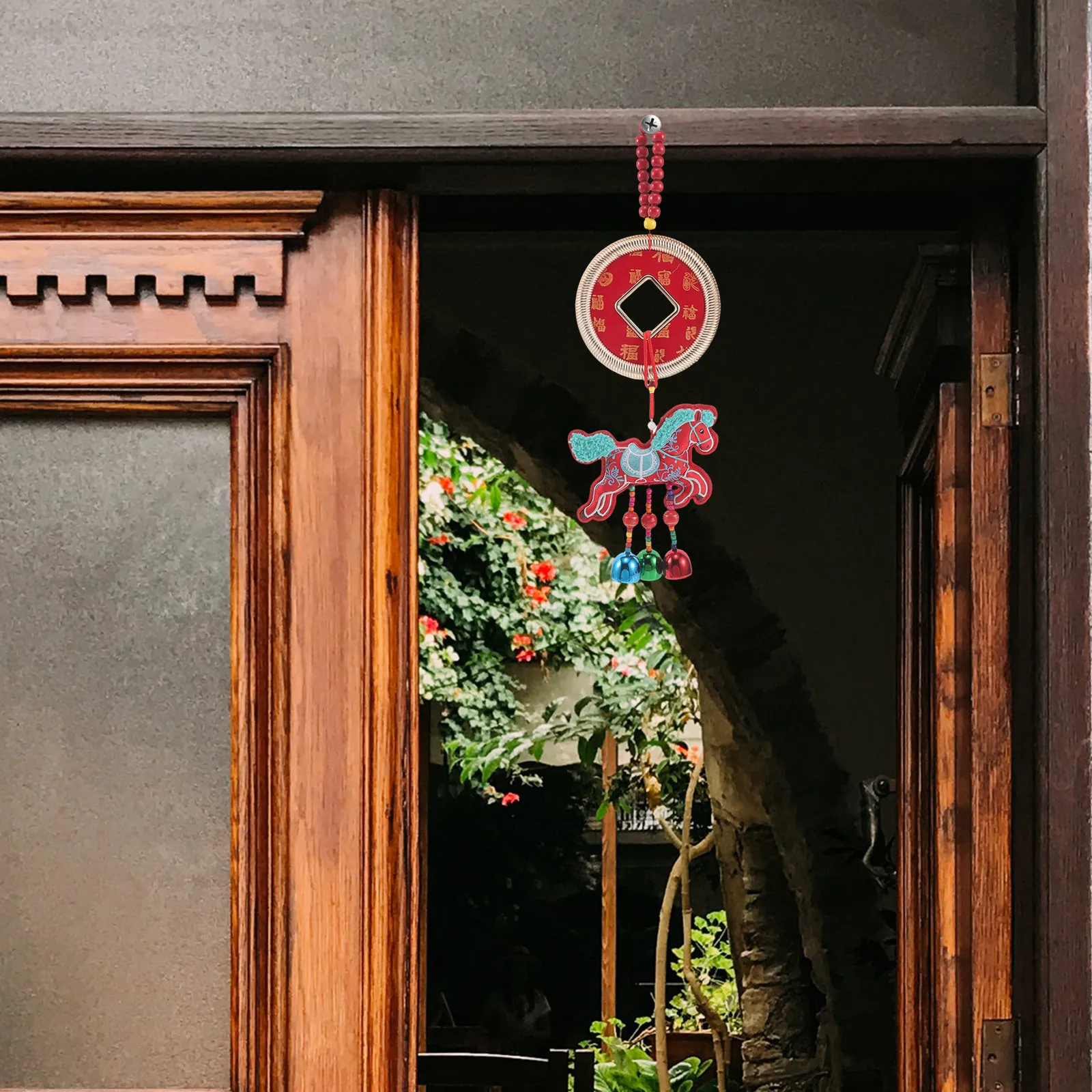 Chinese Zodiac Horse Ornament Chinese New Year Hanging Windchime Red Spring Festival Decoration Pendant Lucky Charm Feng Shui
Chinese Zodiac Horse Ornament Chinese New Year Hanging Windchime Red Spring Festival Decoration Pendant Lucky Charm Feng Shui