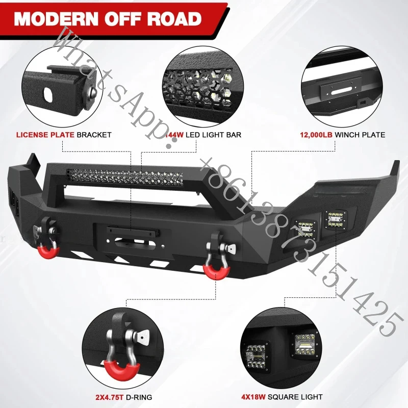 Suitable Hot Sell Steel Front Winch Bumper Bar & Rear Step Bumper with LED 2013-2018 Ram 1500 (Excluding)
Suitable Hot Sell Steel Front Winch Bumper Bar & Rear Step Bumper with LED 2013-2018 Ram 1500 (Excluding)