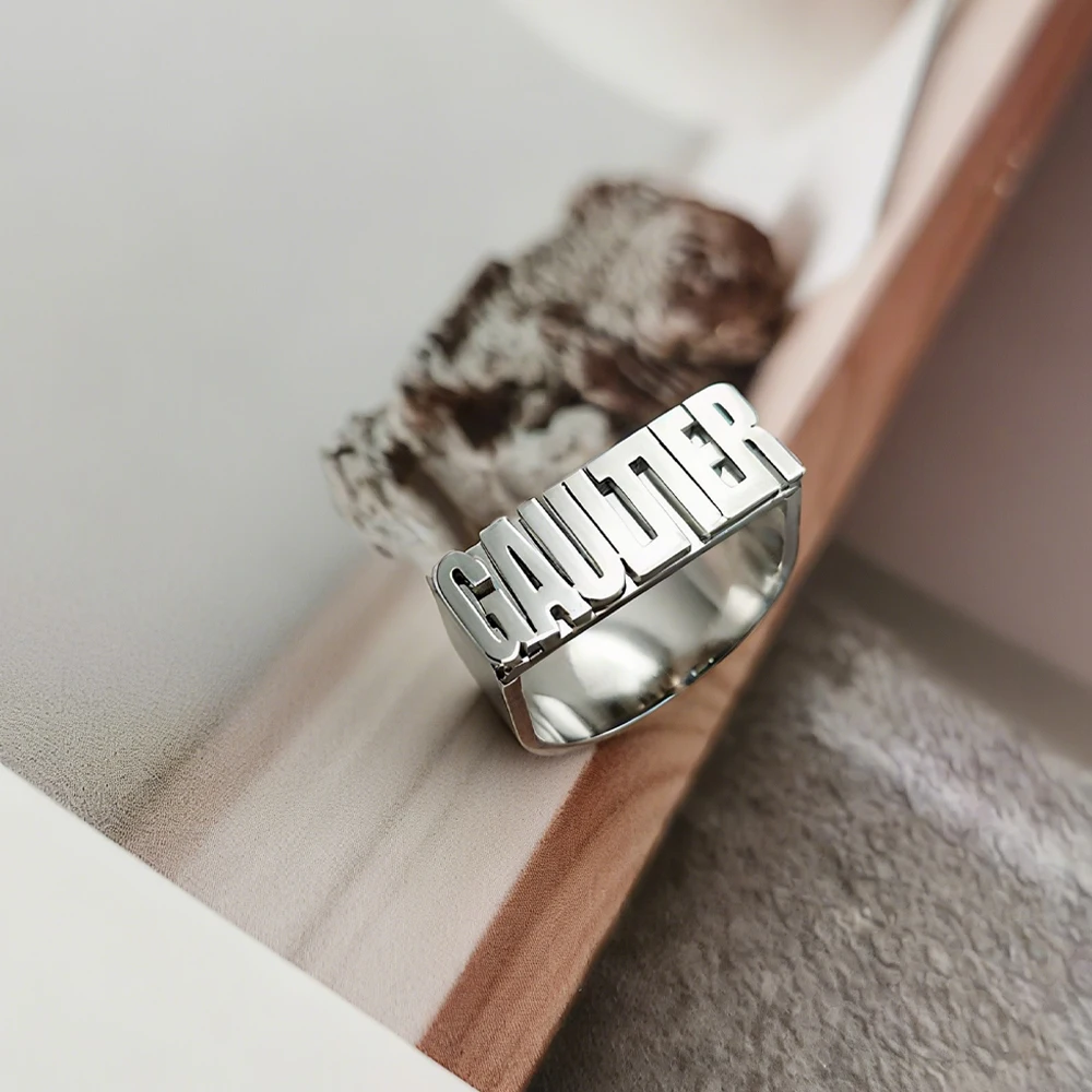 Chunky Ring Men Women Custom Ring Initial Personalized First Name Ring Good Quality Stainless Steel Jewelry Wholesale Bulk Order
Chunky Ring Men Women Custom Ring Initial Personalized First Name Ring Good Quality Stainless Steel Jewelry Wholesale Bulk Order