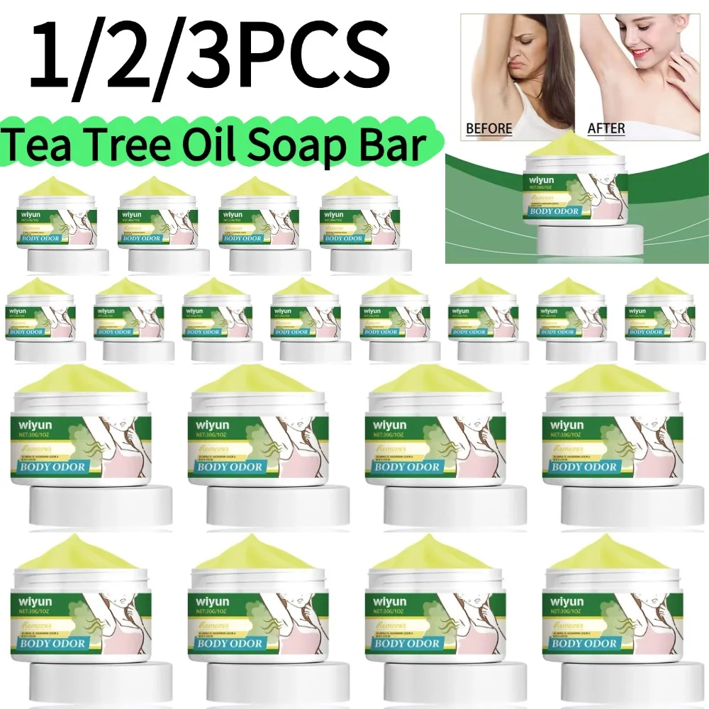 1/2/3PCS-100g Tea Tree Oil Soap Bar Natural Mild Cleansing Soap Gentle Non-Irritating Formula, Deep Pore Cleansing Body Wash
1/2/3PCS-100g Tea Tree Oil Soap Bar Natural Mild Cleansing Soap Gentle Non-Irritating Formula, Deep Pore Cleansing Body Wash