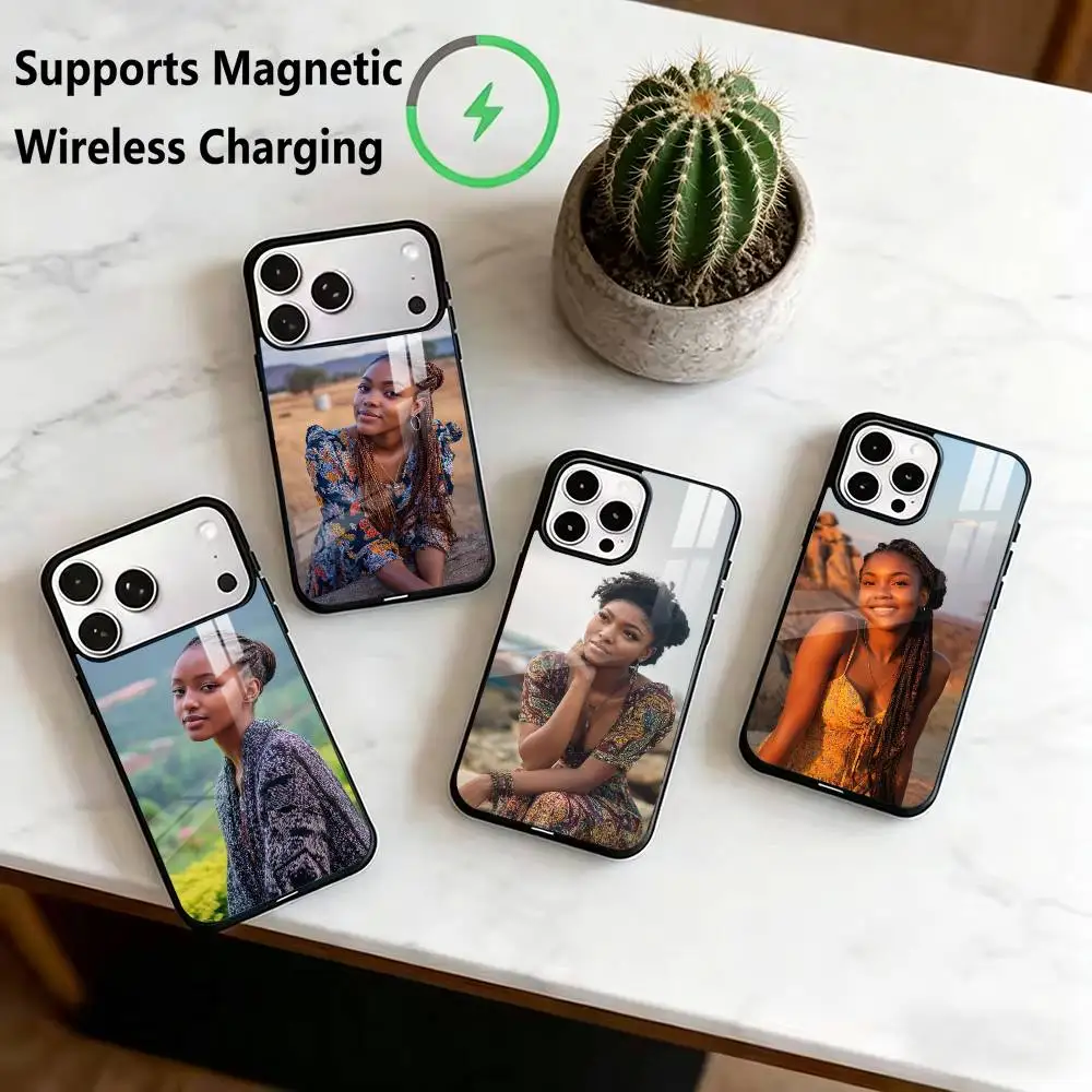 African Black Girl Beauty Phone Case For iPhone17,16,15,14,13,12,11 Plus,Pro Supports Magnetic Wireless Charging
African Black Girl Beauty Phone Case For iPhone17,16,15,14,13,12,11 Plus,Pro Supports Magnetic Wireless Charging