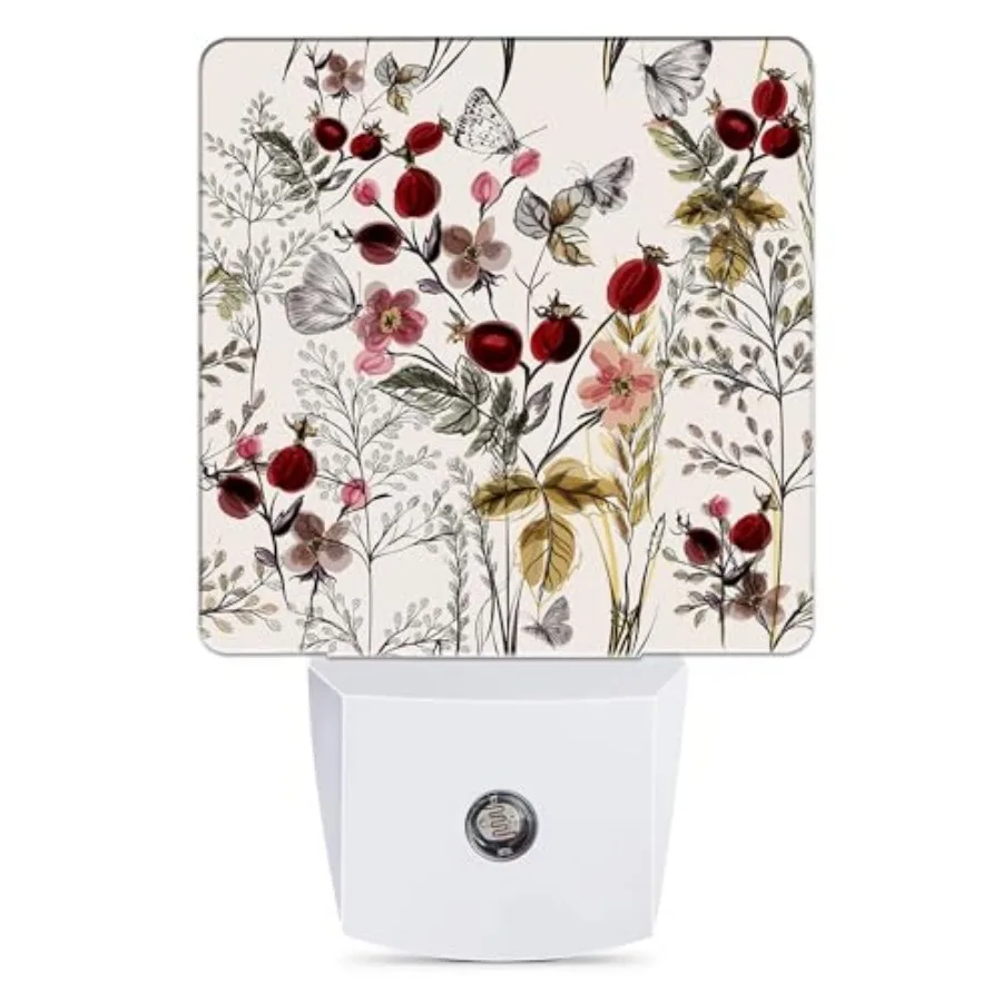 Night Light, Butterfly Plug into Wall with Dusk to Dawn Light Sensors, Warm Nightlights for Bedroom, Bathroom, Hallway, Kitchen
Night Light, Butterfly Plug into Wall with Dusk to Dawn Light Sensors, Warm Nightlights for Bedroom, Bathroom, Hallway, Kitchen