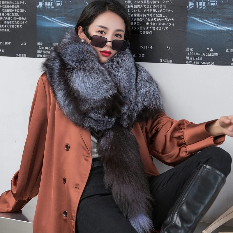 Winter Warm Large Real Fox Fur Collar Natural Fur Coat Scarves Party Women Men Jackets Hood Shawl Decor Female Neck Scarf Wraps
Winter Warm Large Real Fox Fur Collar Natural Fur Coat Scarves Party Women Men Jackets Hood Shawl Decor Female Neck Scarf Wraps