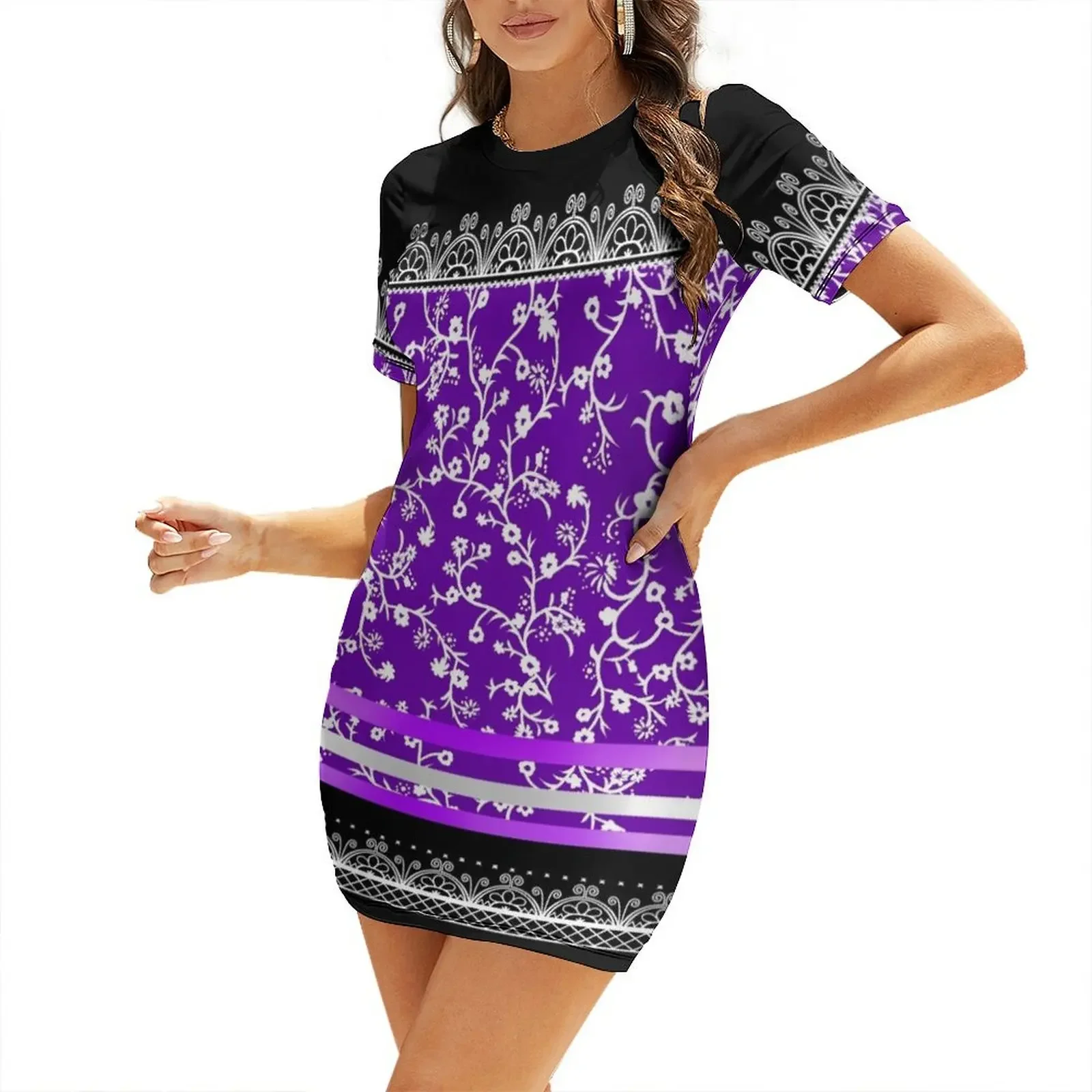 Classic Skydomes Short-Sleeved Dress sexy short dresses daring elegant dress beach dress prom
Classic Skydomes Short-Sleeved Dress sexy short dresses daring elegant dress beach dress prom