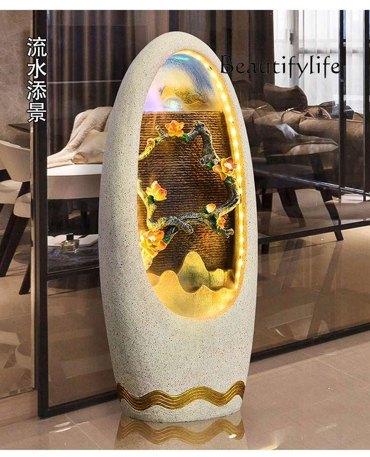 Running water ornaments, circulating water feng shui ball fountain landscape housewarming, opening, floor-standing decorations
Running water ornaments, circulating water feng shui ball fountain landscape housewarming, opening, floor-standing decorations