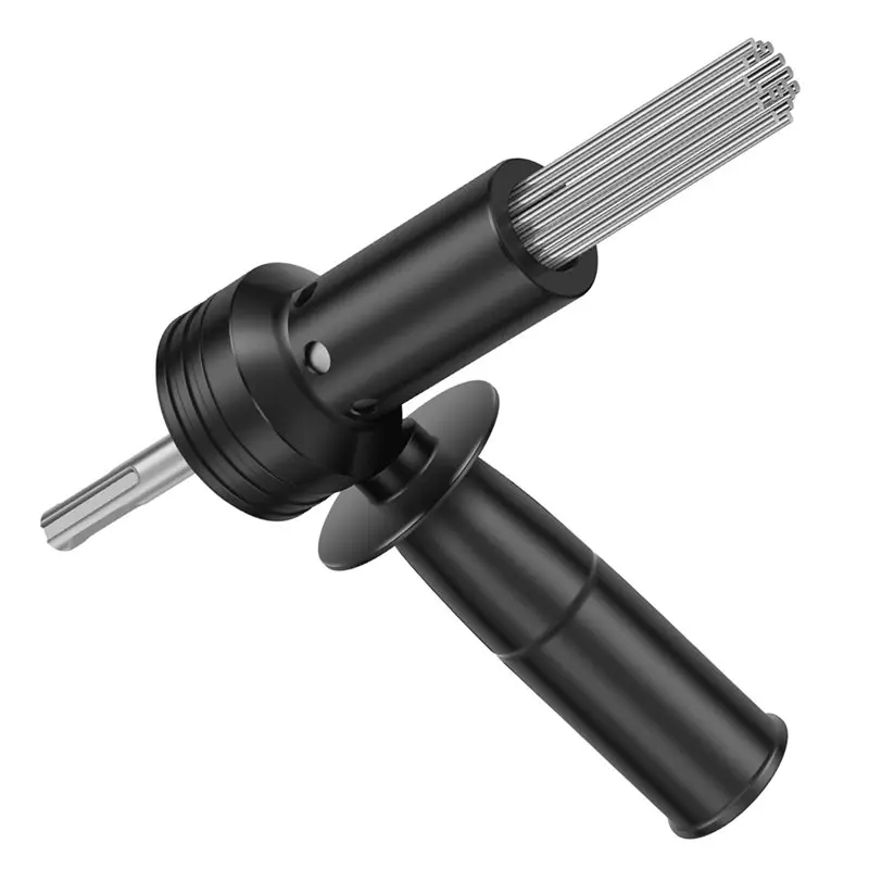 A25I-Anti-Slip Handle For Upgraded Scaler Air Tool Rust Remover Concrete Chisel With For Paint Welding Slag Removal Functionalit
