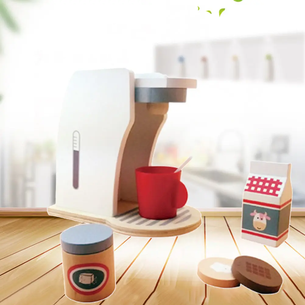 1Set Kids Coffee Machine Wooden Educational Set Environmentally Safe Paint Early Learning Kitchen Role Play Gift
1Set Kids Coffee Machine Wooden Educational Set Environmentally Safe Paint Early Learning Kitchen Role Play Gift