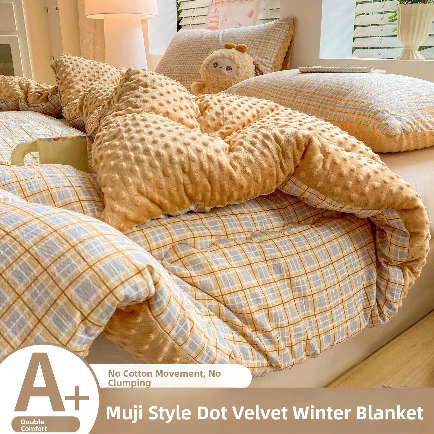 Winter Bean Fluff Duvet Core Warmth Locking Filled Comforter Quilt Heavy Grams Padded Student Dormitory Available
Winter Bean Fluff Duvet Core Warmth Locking Filled Comforter Quilt Heavy Grams Padded Student Dormitory Available