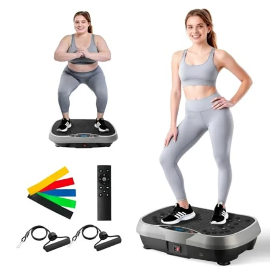 Vibration Plate Exercise Machine 10 Preset Modes 200-Level Vibration Platform for Weight Loss/Lymphatic Drainage 400lbs Capacit
Vibration Plate Exercise Machine 10 Preset Modes 200-Level Vibration Platform for Weight Loss/Lymphatic Drainage 400lbs Capacit