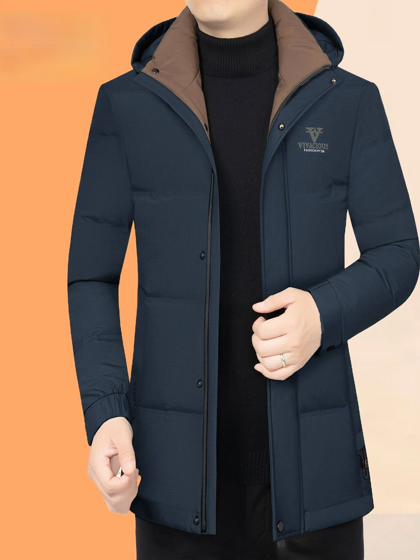Thickened Winter down Jacket for Men Youth Slim Fit Long Coat with Hat Casual Style Urban Wear Soft Comfortable Pol...
Thickened Winter down Jacket for Men Youth Slim Fit Long Coat with Hat Casual Style Urban Wear Soft Comfortable Pol...