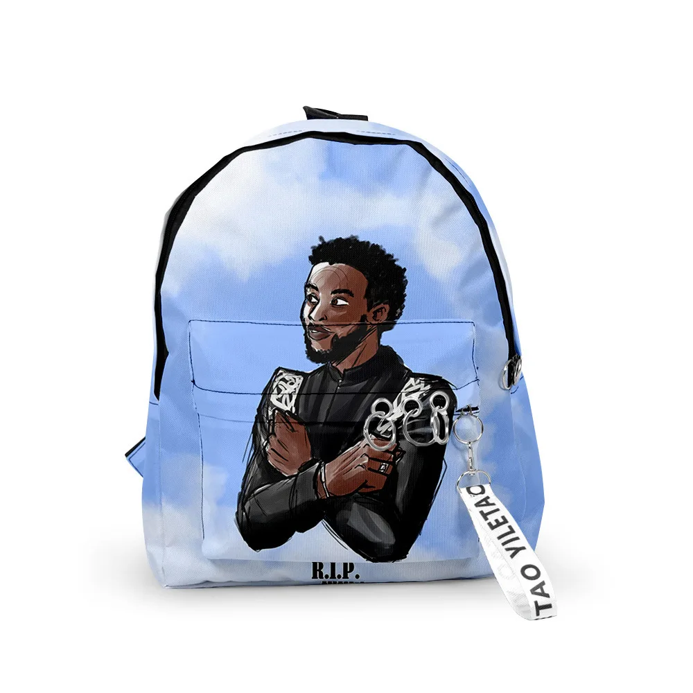 Роскошные популярные рюкзаки Chadwick Boseman для мальчиков и девочек, школьные сумки с 3D принтом, брелки, оксфордские водонепроницаемые маленькие рюкзаки
Роскошные популярные рюкзаки Chadwick Boseman для мальчиков и девочек, школьные сумки с 3D принтом, брелки, оксфордские водонепроницаемые маленькие рюкзаки