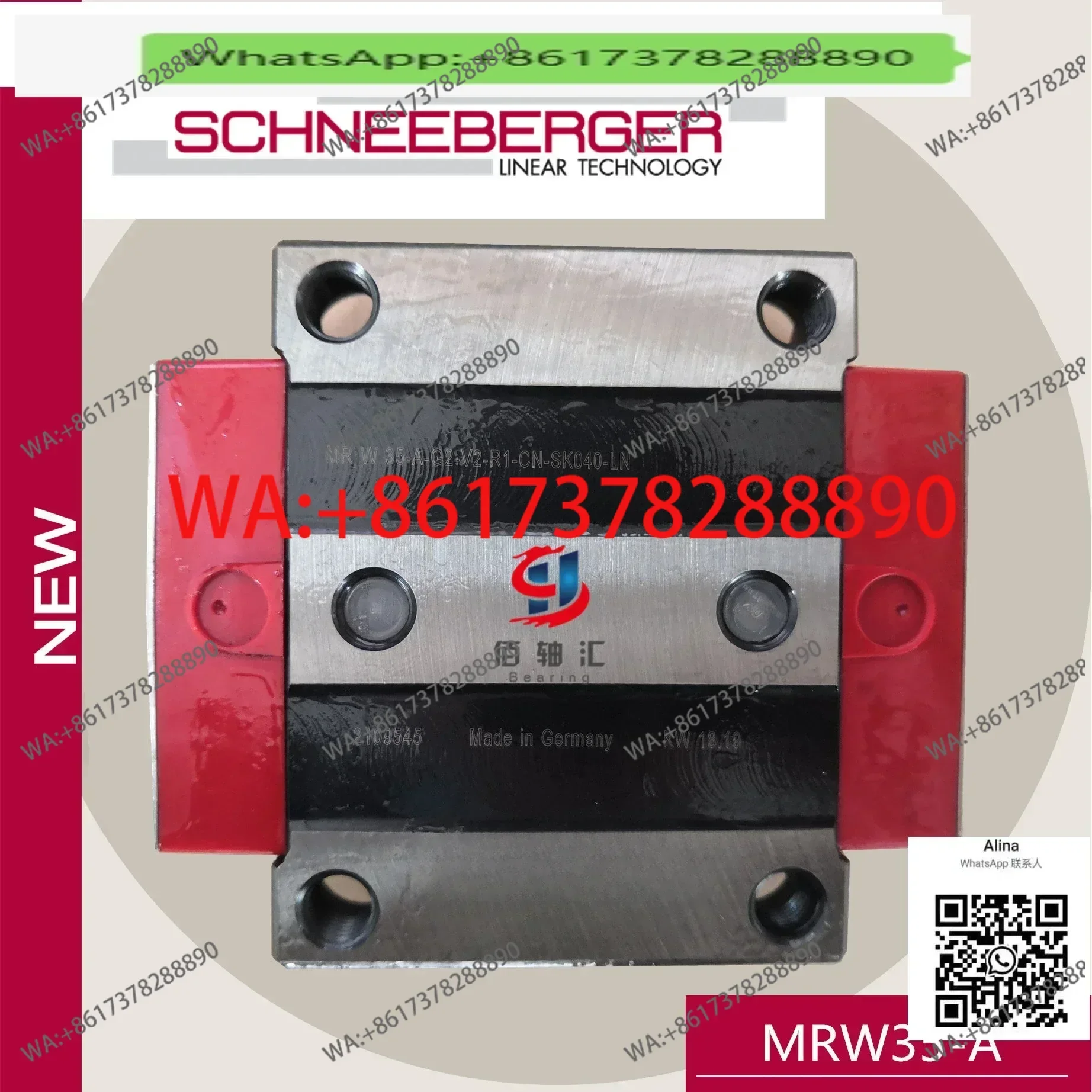 Schneeberger slider MRA35 25 45 55 65MRW35AG0 G1 G2 G3-V1 V2 V3
Schneeberger slider MRA35 25 45 55 65MRW35AG0 G1 G2 G3-V1 V2 V3