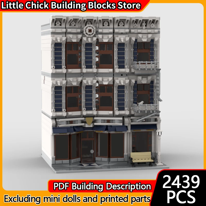 Модель City Street View MOC, строительные кирпичи, магазин свадебной одежды, модульная технология, детские праздничные подарки, сборка игрушек, костюм
Модель City Street View MOC, строительные кирпичи, магазин свадебной одежды, модульная технология, детские праздничные подарки, сборка игрушек, костюм