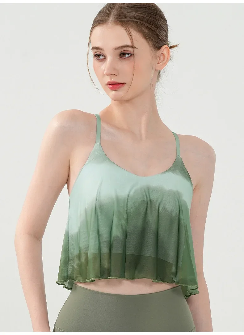 markii Zen Rhyme Breathable Mesh Yoga Bra Fixed Cup Fitness Top Протиударний зовнішній жилет Спортивна білизна Одяг для тренувань у тренажерному залі для жінок
markii Zen Rhyme Breathable Mesh Yoga Bra Fixed Cup Fitness Top Протиударний зовнішній жилет Спортивна білизна Одяг для тренувань у тренажерному залі для жінок