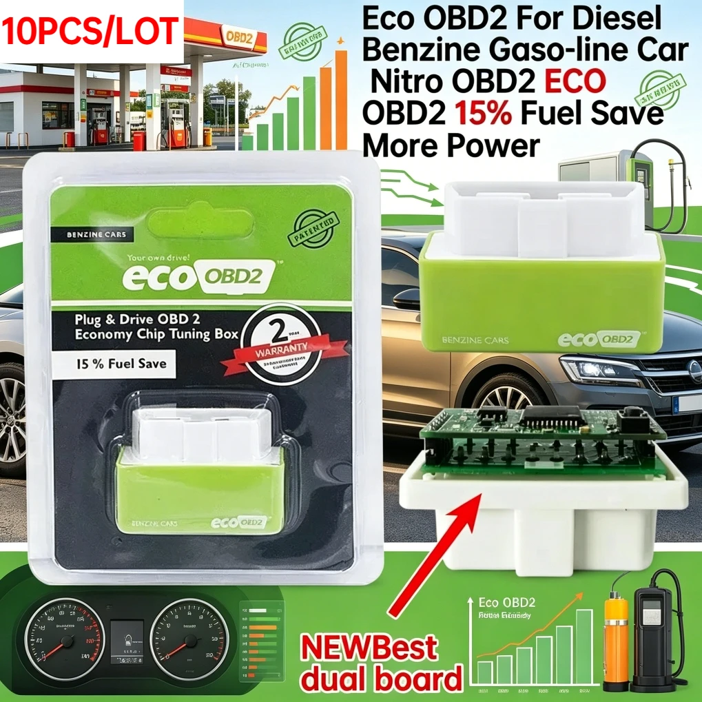 10PCS/lot 15% Fuel Saving OBD2 Tuning Chip Universal Petrol Diesel Car Eco Energy Optimizer Plug & Drive Fuel Efficiency Upgrade
10PCS/lot 15% Fuel Saving OBD2 Tuning Chip Universal Petrol Diesel Car Eco Energy Optimizer Plug & Drive Fuel Efficiency Upgrade