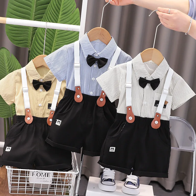 Toddler Baby Boy Gentleman Suit Set Shirt Shorts Bowtie Suspenders Kids Formal Outfit Wedding Birthday Party Baptism Photo Shoot
Toddler Baby Boy Gentleman Suit Set Shirt Shorts Bowtie Suspenders Kids Formal Outfit Wedding Birthday Party Baptism Photo Shoot