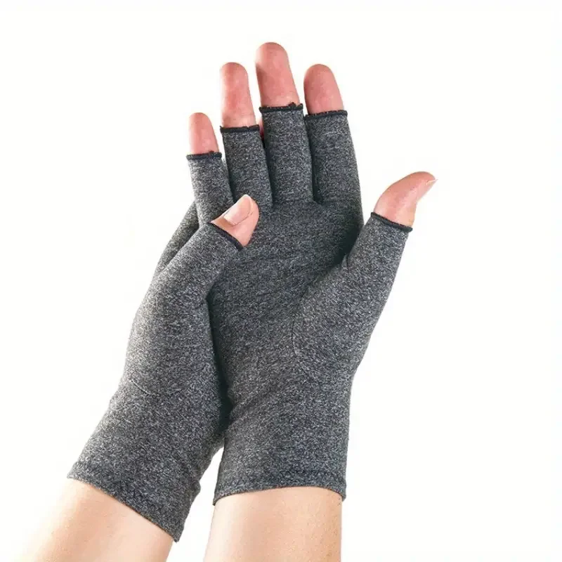 Premium Compression Gloves for Arthritis Relief - Breathable Cotton Blend, Fingerless Design for Men and Women
Premium Compression Gloves for Arthritis Relief - Breathable Cotton Blend, Fingerless Design for Men and Women