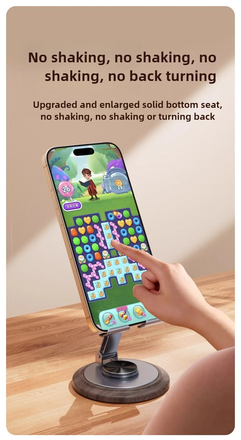 PhoneTablet Metal Bracket with 360 Rotation for Mobile Phone and Tablet for Xiaomi Samsung Phone Holder Stand
PhoneTablet Metal Bracket with 360 Rotation for Mobile Phone and Tablet for Xiaomi Samsung Phone Holder Stand